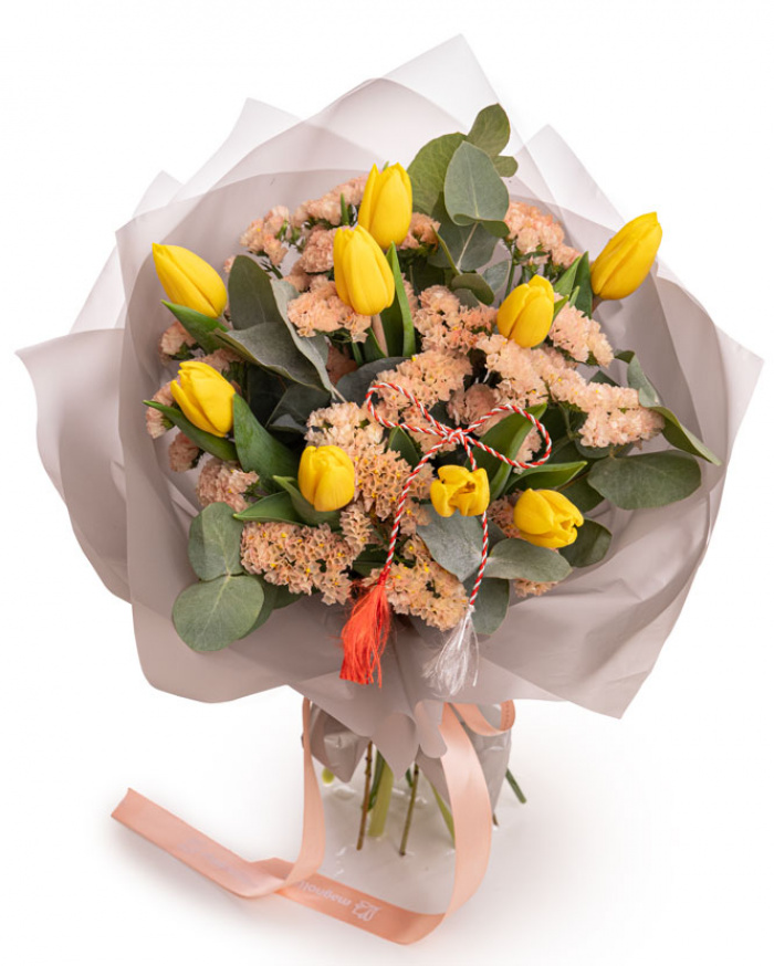 Buchet lalele "Golden Sunrise" – imaginea 1