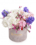 "Springtime Serenade" arrangement with hyacinths – imaginea 1