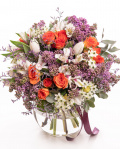 Buchet cu liliac și lalele "Spring Charm" – imaginea 1