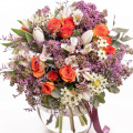 Buchet cu liliac și lalele "Spring Charm"