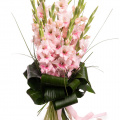 Buchet cu gladiole roz