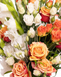 Buchet gladiole și trandafiri – imaginea 2