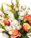 Buchet gladiole și trandafiri – imaginea 2