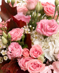 "Floral Majesty" rose and hydrangea arrangement – imaginea 2