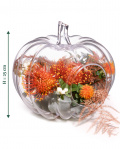 "Amber Pumpkin Elegance" Autumn Arrangement – imaginea 1