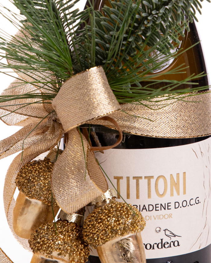 Sparkling Wine Festive Arrangement – imaginea 2