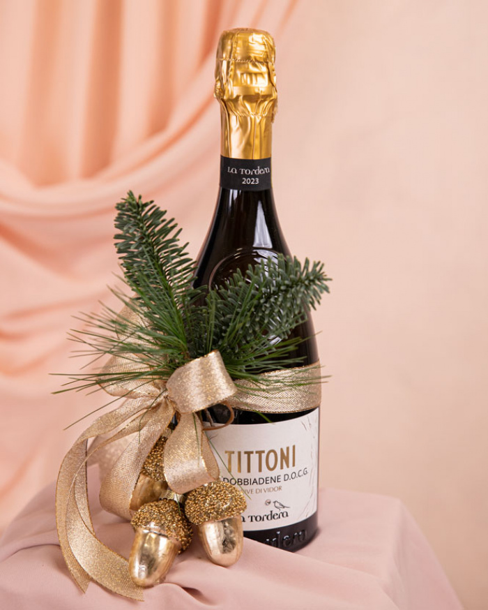 Sparkling Wine Festive Arrangement – imaginea 3