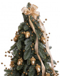 Gold Accents Christmas Tree – the image 2