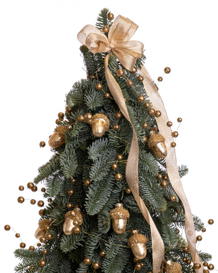 Gold Accents Christmas Tree – imaginea 2