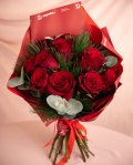Buchet cu trandafiri roșii „Special Moments” – imaginea 3