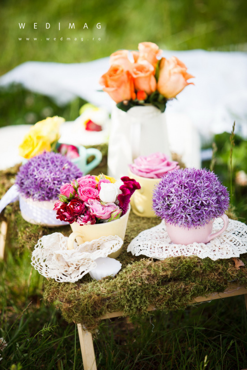 Aranjamente florale pentru nuntă – imaginea 9