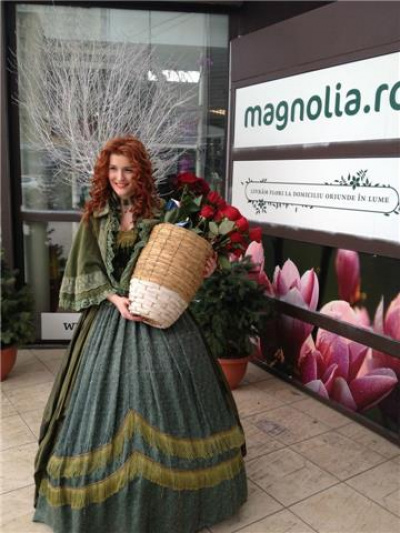 Flori oferite de prinţesa Magnolia în Bucureşti