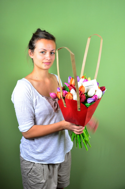 Buchet în gentuță de carton – imaginea 2