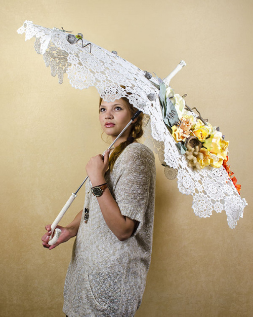 Umbrelă decorativă pentru nuntă – imaginea 1