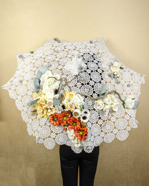 Umbrelă decorativă pentru nuntă – imaginea 4