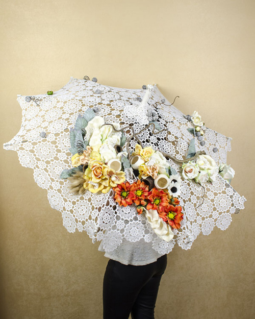 Umbrelă decorativă pentru nuntă – imaginea 5