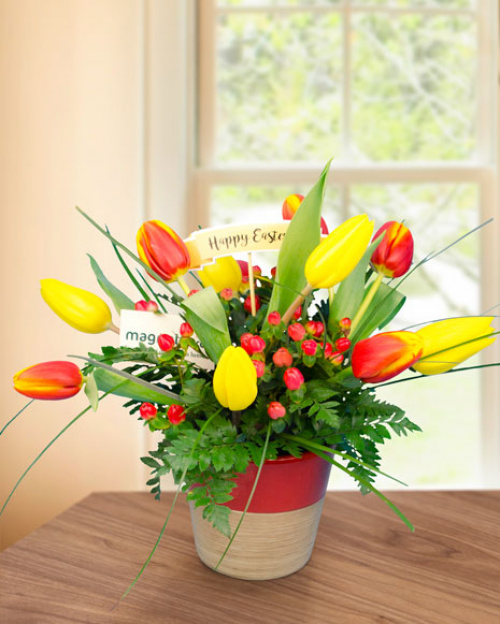 3 idei de aranjamente florale pentru Paște – imaginea 1
