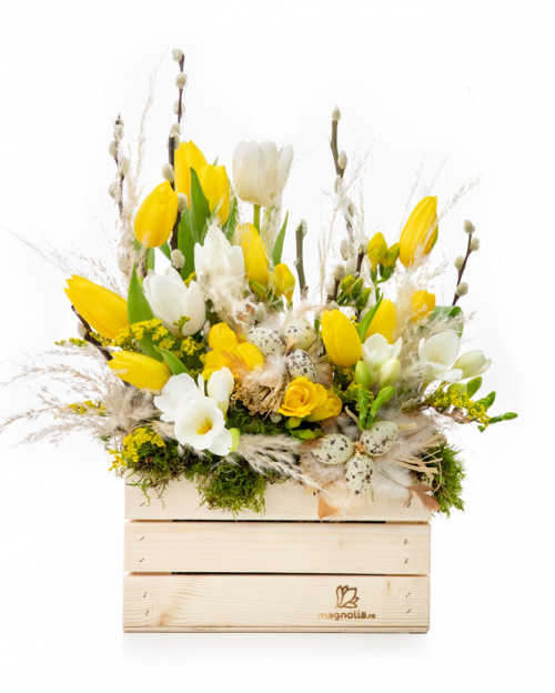 3 idei de aranjamente florale pentru Paște – imaginea 11