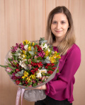 Bouquet of alstroemeria – imaginea 3