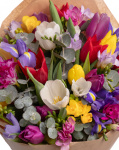 "Pretty Lady" tulip bouquet  – imaginea 2