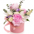 Aranjament cu bujori roz „Pastel Dream”