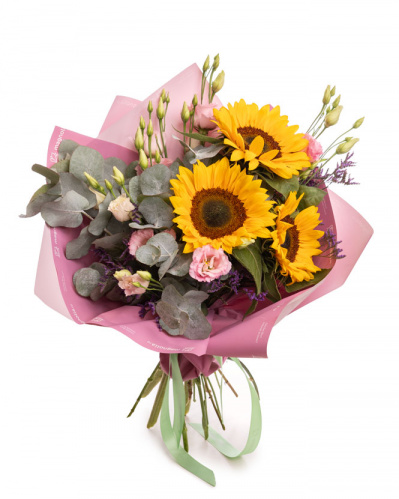 Buchet cu floarea-soarelui „Sunlight Symphony”