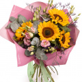 Buchet cu floarea-soarelui „Sunlight Symphony”