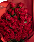 Buchet cu 49 trandafiri roşii – imaginea 2