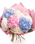Buchet cu hortensii pastelate – imaginea 2