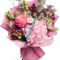 Buchet flori și creioane colorate "Back to school"