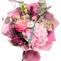 Buchet flori și creioane colorate "Back to school"
