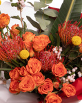 Buchet colorat de toamna, varianta premium, detaliu