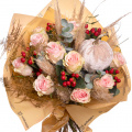 Buchet cu trandafiri „Soft Autumn”