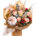 Buchet cu trandafiri „Soft Autumn”