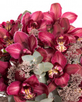 Buchet de iarnă cu orhidee – imaginea 2