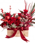 ”Merry Christmas” floral arrangement – imaginea 1
