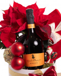 Holiday Gift with Tea and Poinsettia – imaginea 2