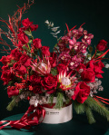 Aranjament floral „Crăciun Regal” – imaginea 2