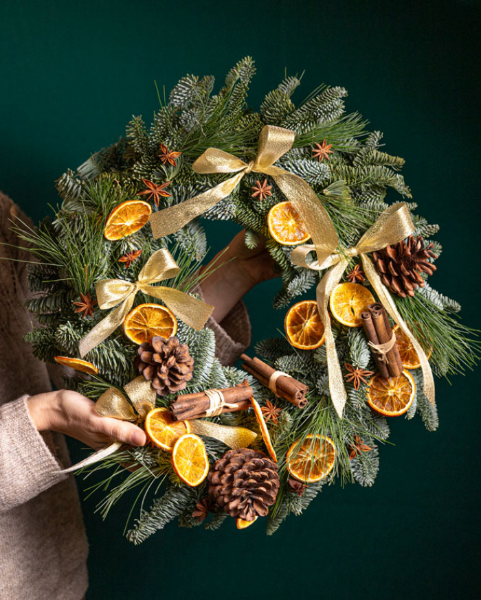 Christmas wreath for door – imaginea 3