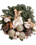 Christmas wreath for winter decoration – imaginea 1