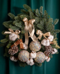 Christmas wreath for winter decoration – imaginea 3