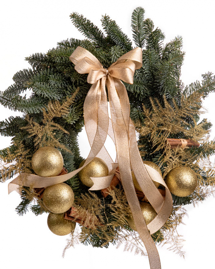 Coroniță decorată de Crăciun – imaginea 1