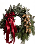"Evergreen" door wreath – imaginea 1