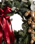"Evergreen" door wreath – imaginea 2