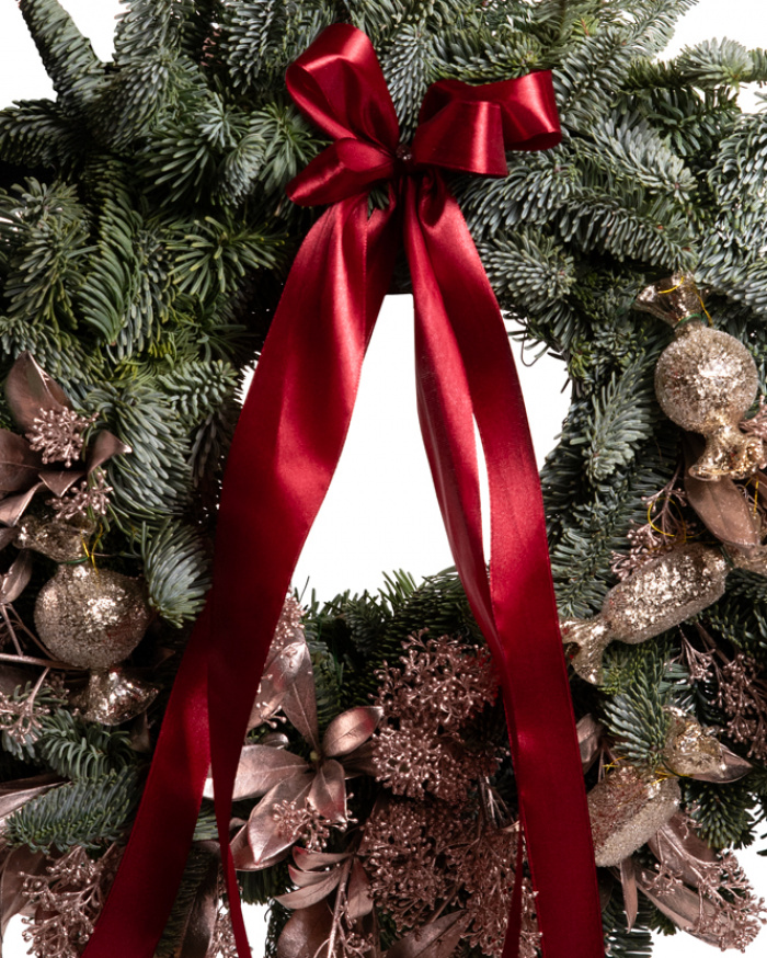 Christmas Combo with Table Arrangement and Wreath