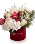 Aranjament floral ”Winter Touch”, varianta premium