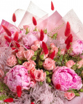 Buchet cu bujori „Pink Poetry” – imaginea 2