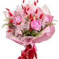 Buchet cu bujori „Pink Poetry”
