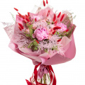 Buchet cu bujori „Pink Poetry”