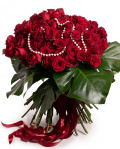 Buchet 101 trandafiri roșii ”Royal Love” – imaginea 2